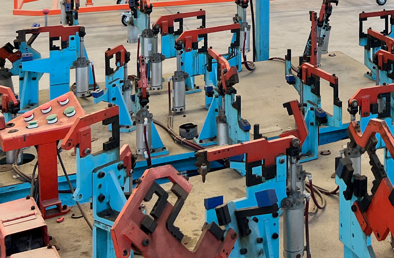 Application areas of pneumatic welding fixtures