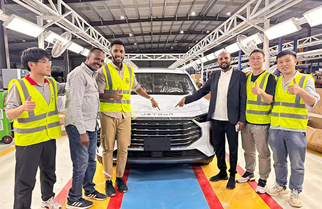 JETOUR vehicle assembly line successfully installed in Somalia