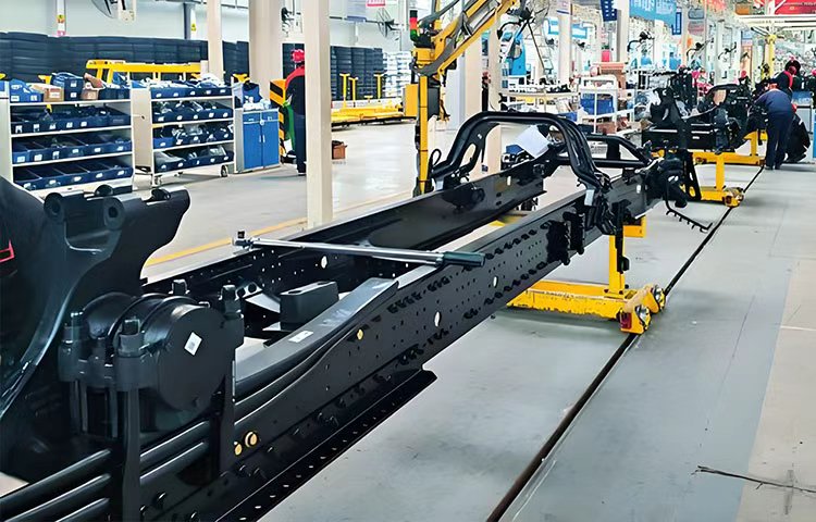 Chassis sub-assembly support trolley